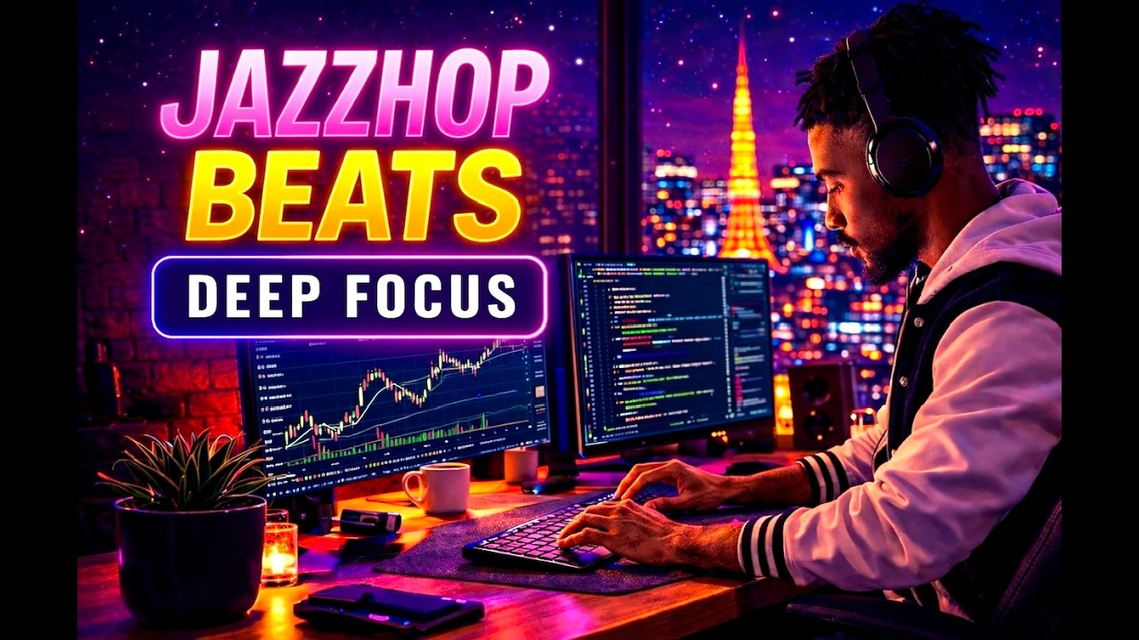 Soulful Jazzhop Beats for Coding, Studying, Deep Focus, and Relaxation | Chill Background Music