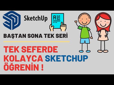 SketchUp Temel Eğitim Dersleri Full İçerik - Sketchup Eğitim Seti