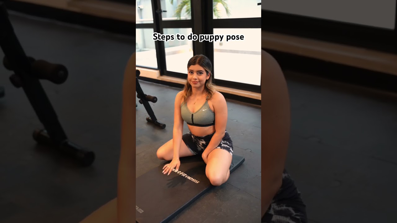 Steps to do this yoga posture correctly 👌🏻 #puppypose #yogaposture #yoga