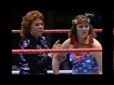 Leilani Kai (w/The Fabulous Moolah) vs. Wendi Richter, 2-18-1985