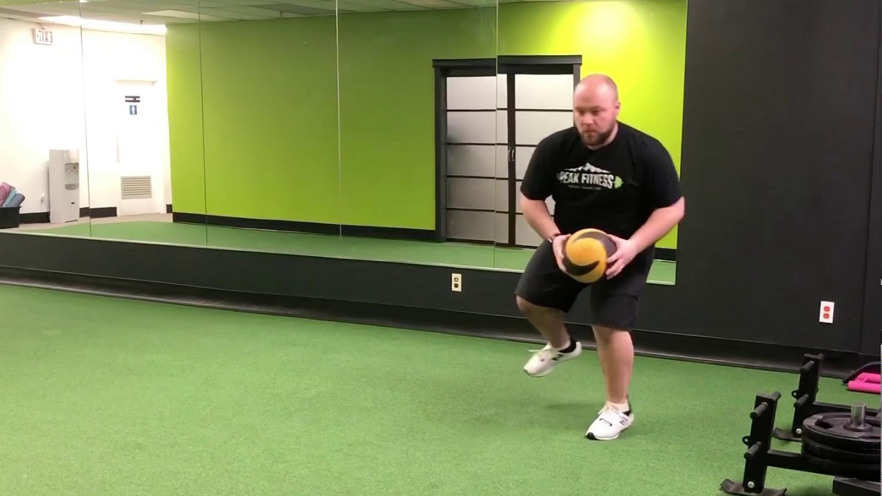 Medicine Ball Lateral Hop and Stick YouTube