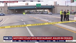 FHP: Motorcyclist dies after crashing into Winter Park restaurant News