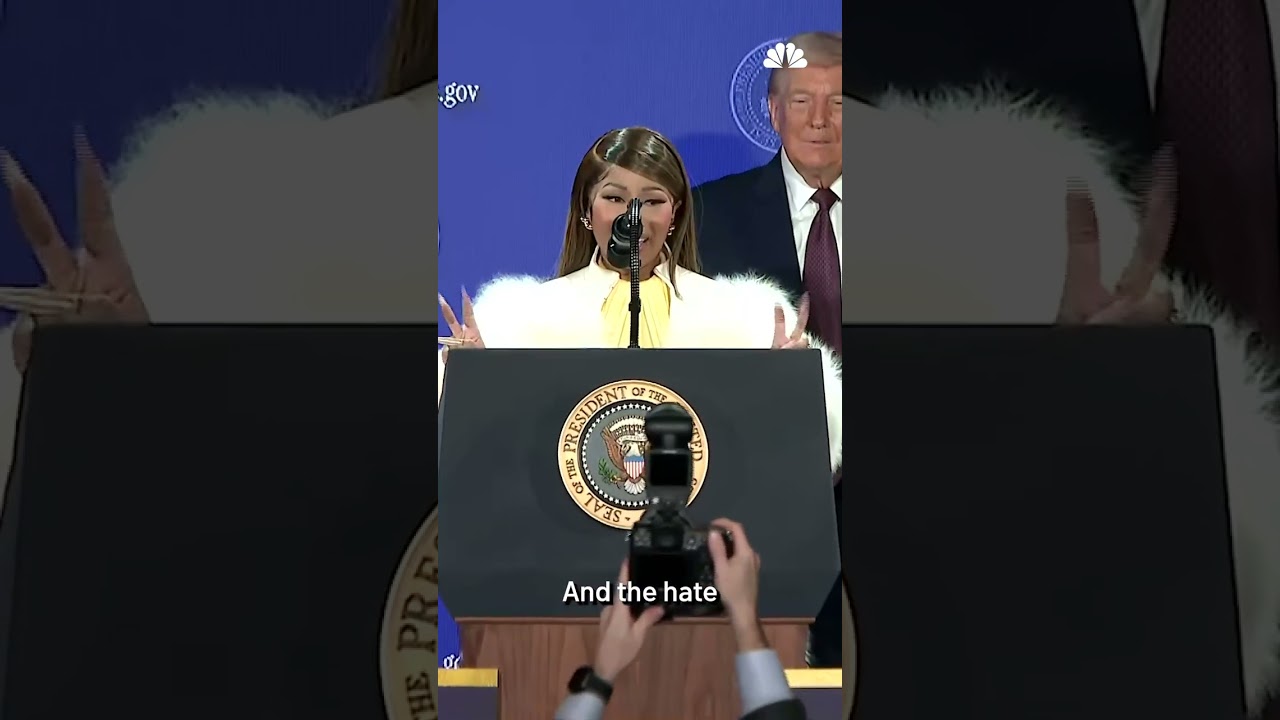 Nicki Minaj says she's Trump's 'number 1 fan'