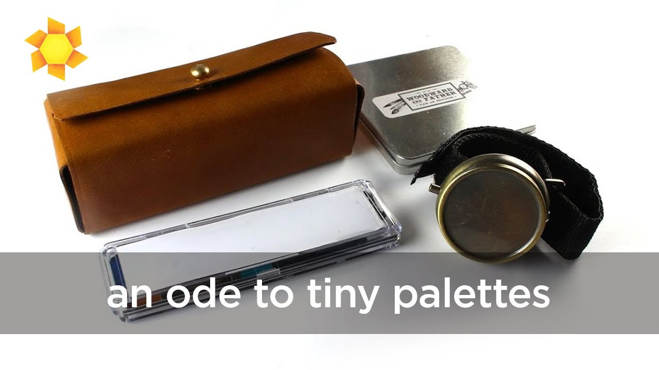 ода крошечным палитрам (для акварели на пленэре/путешествиях)