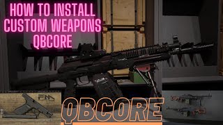 how to add custom weapons to your qbcore fivem (server step by step tutorial)