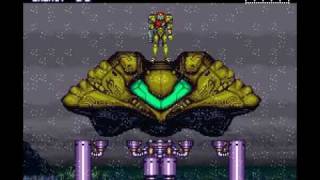 Super Metroid Dependence Hack : Up the starting shaft (fastest way)