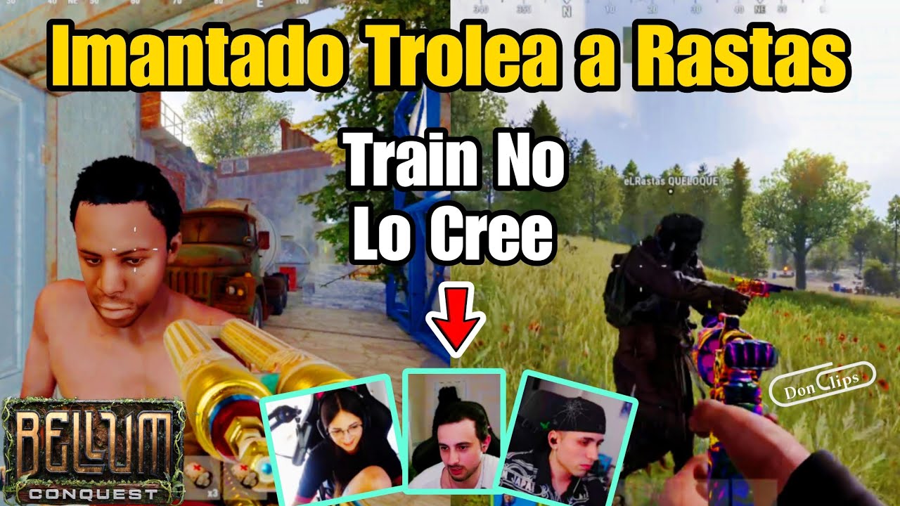 IMANTADO TROLEA al RASTAS 🤣 TRAIN no LO PUEDE CREER, MILLS lo PREDIJO 🤣 BELLUM | RUST