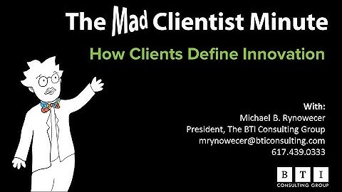How Clients Define Innovation