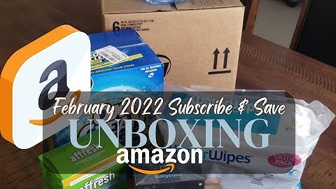 February 2022 Amazon Subscribe & Save Unboxing | Amazon Haul | emBraceSINGHlife | 347 subs