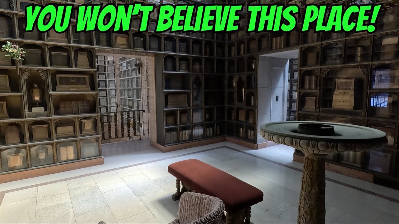 INSIDE The Chapel of Memories Columbarium!