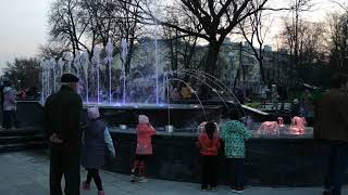 Орел, фонтан в городском парке. 20 апреля 2019 г.