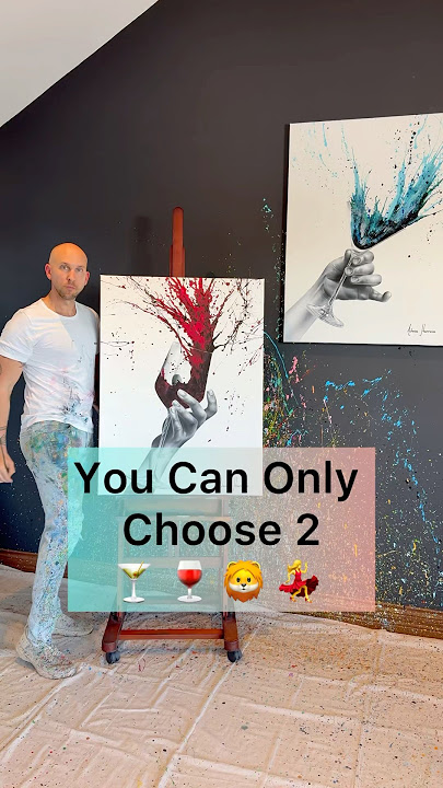 You can only choose 2- 🍸 🍷 🦁 💃 #art #limitededition #wallart