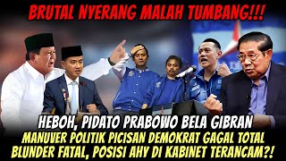 Download Lagu Brutal Nyerang, Malah Tumbang❗️Heboh, Pidato Prabowo Bela Gibran🔴Blunder Fatal, Posisi AHY Terancam❓ MP3