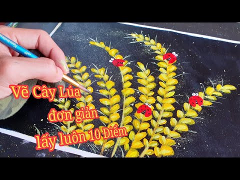 Vẽ Cây Lúa Đơn Giản Đẹp | How To Draw Rice Plant Step By Step ( Very Easy)  - Youtube