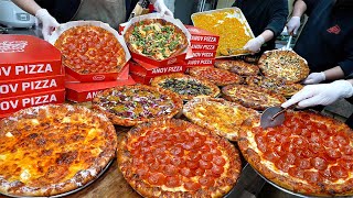 한달에 5000판씩 팔리는 피자? 오픈전부터 줄서는 연예인도 인정한 피자집┃Pizza / Korean street food