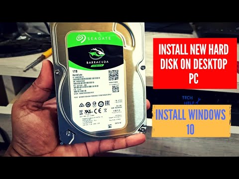 Video: How To Install Windows On A New Hard Drive