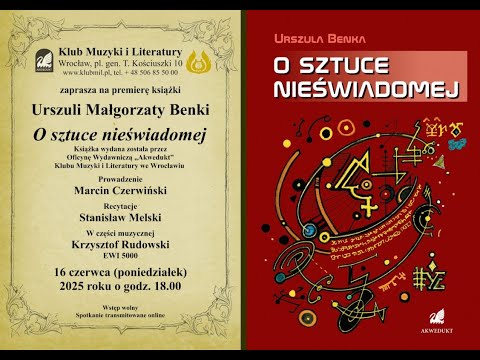 Premiera książki Urszuli Małgorzaty Benki pt. „O sztuce nieświadomej”