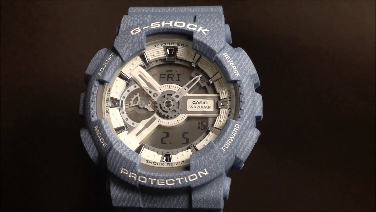 CASIO G-SHOCK カシオ腕時計Gショック デニムカラー限定品 GA-110DC 