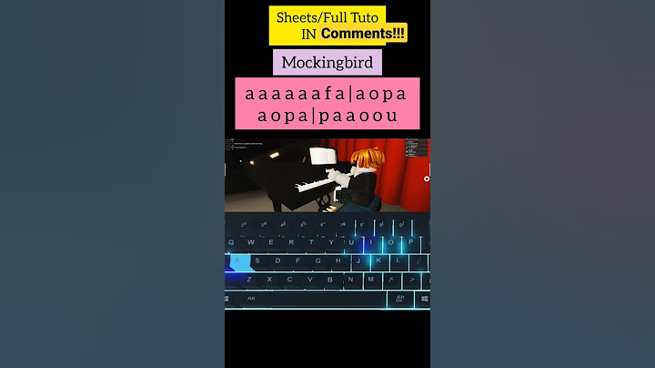 Mockingbird (Easy Roblox Piano Tuto)
