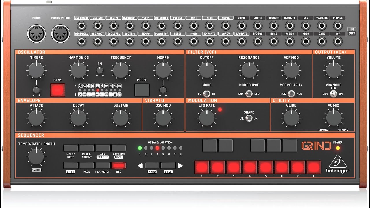 Распаковка Behringer Grind