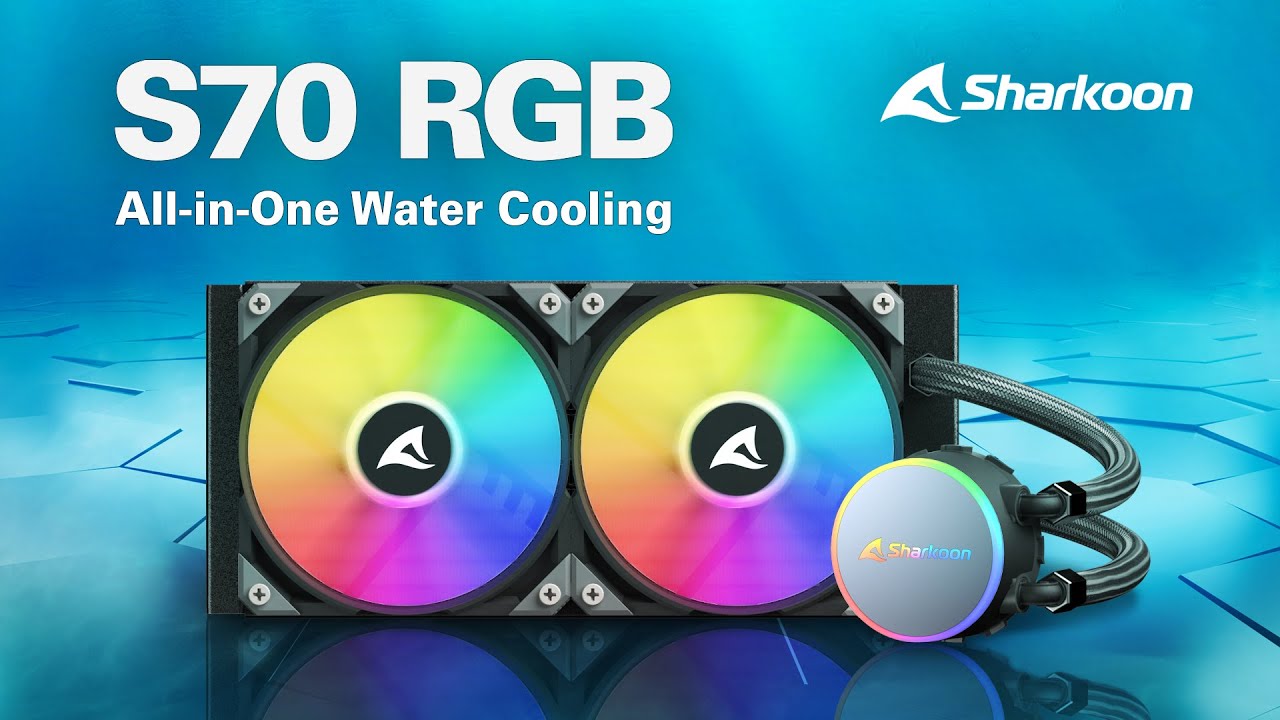 Sharkoon S90 RGB Waterkoeling Zwart, 4-pins PWM Fan-connector - View #7