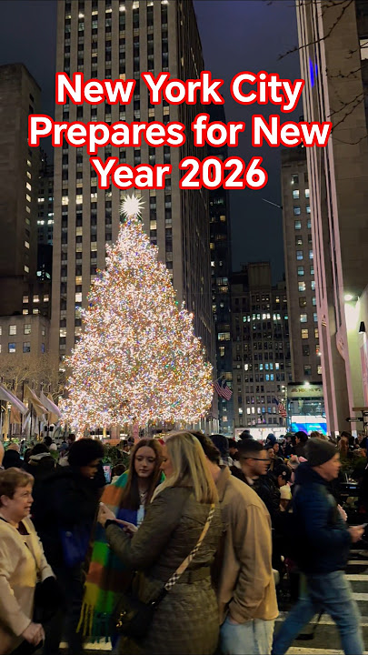 New York City Prepares for New Year 2026 | Magical NYC Atmosphere #newyorkcity #travel #nyc2026