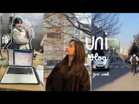 kor sub) uni VLOG | first week of uni, grad student 👩🏻‍💻