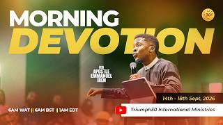 Download lagu MORNING DEVOTION WITH APOSTLE EMMANUEL IREN | GENESIS 28 COMMENTARY | 15TH SEPTEMBER  2026