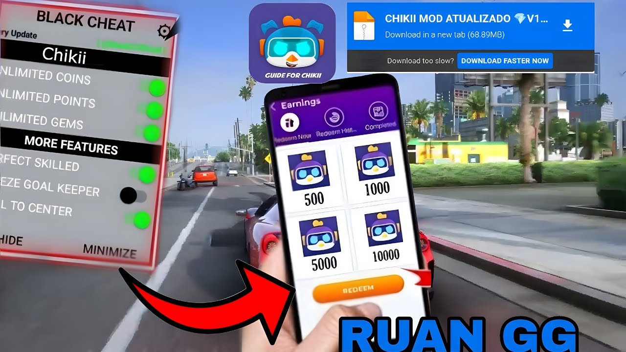 SAIOOO CHIKII MOD 9999999999💎99999999🪙 ATUALIZADO COM VIP