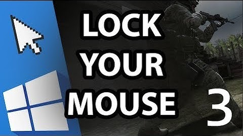 Ultimate way to lock your cursor in the game