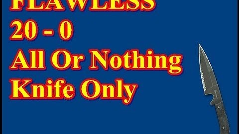 MW3 - Flawless AoN - Knife Only - [Underground]