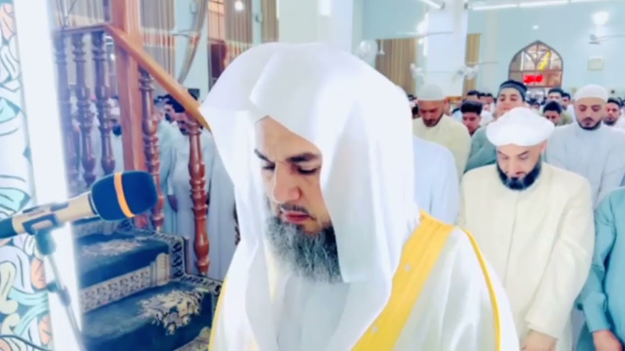 فضيلة الشيخ فوزي نامق العبيدي  صلاة عيد الفطر المبارك  مع خطبة عيد الفطر المبارك عام 1445هـ