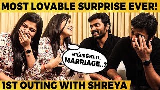 ரெண்டு பேருல யாரு ரொம்ப Romantic?  Sidhu's Unexpected Reply! Shreya's Cute Reaction! Full Fun