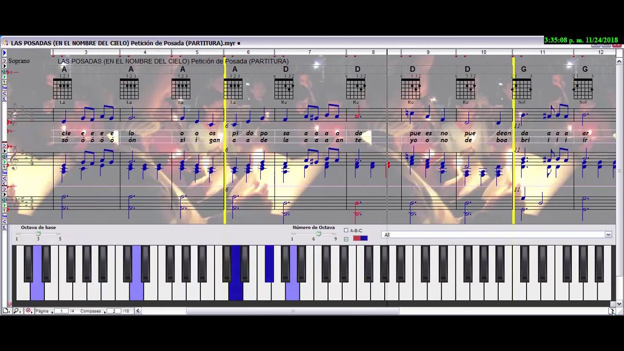 LAS POSADAS (EN EL NOMBRE DEL CIELO) Petición de Posada (PARTITURA ...