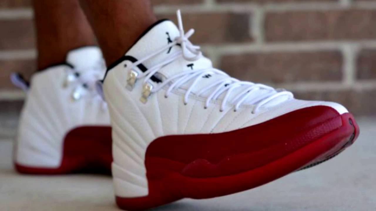 cherry 12 jordans