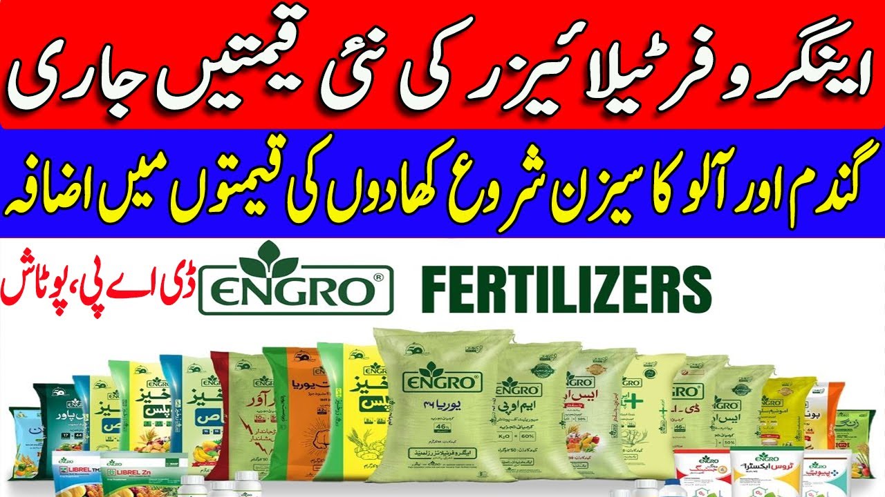 Engro Fertilizer Rate updates Engro Fertilizers New Rates 2023 YouTube