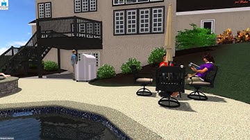 Knudson 3d pool design by Monogram Custom Pools in Lehigh County, PA