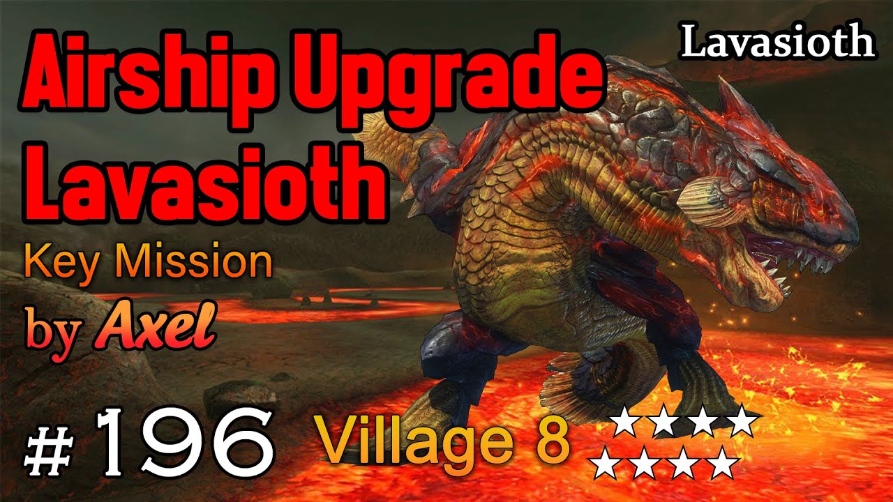 MHGU Chapter 196 Village 8 ★ AIRSHIP UPGRADE LAVASIOTH Hunt