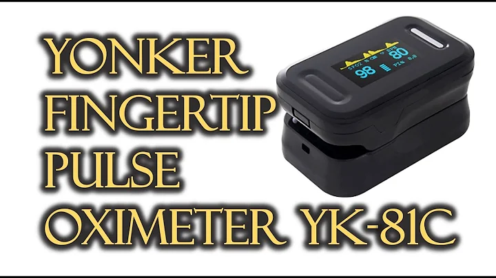 Check pulse and oxygen saturation (SpO2) | Yonker Fingertip Pulse Oximeter YK-81C Unbox and Review