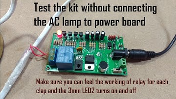 Clap switch Assembly tutorial