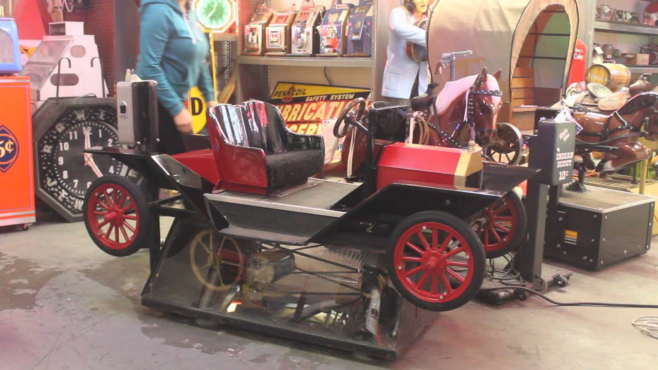 1950s Coin-Op Amusement Kiddie Ride 
