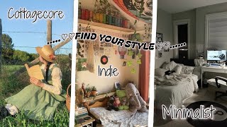 Pick Options given find your aesthetic fun personality test