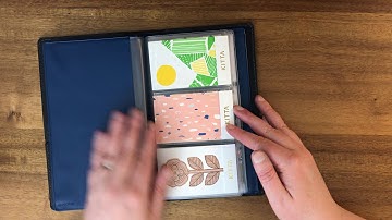 How I store Washi Tape in a Travelers Notebook