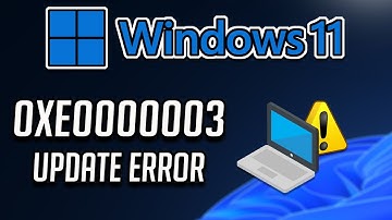 Fix Windows Update Error Code 0xe0000003 on Windows 11/10 [SOLVED]