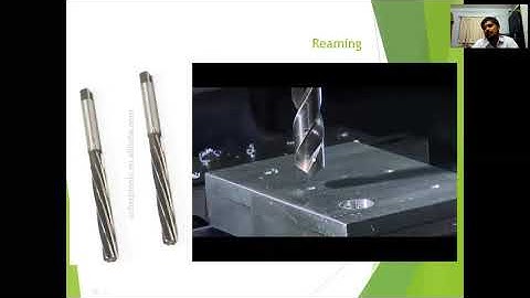 Metrology & Machine Tools : Unit 2 _ Lecture# 2.3 _ Drilling machine operations _NAIDU_NNRESGI