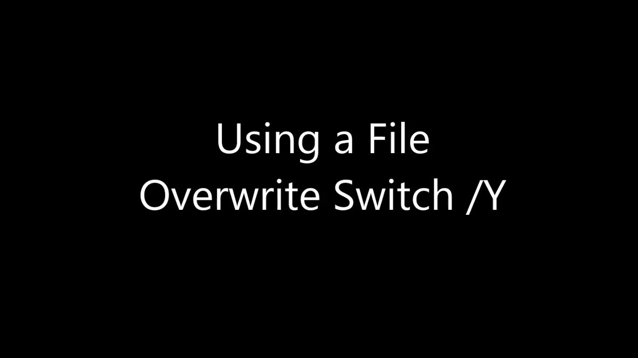 Creating a Batch File to send files from a Local Drive to a Network Drive