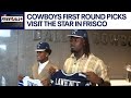 Cowboys 2026 first rounders visit The Star for first time