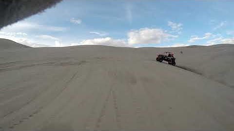 Rzr 1000 st Anthony sand dunes drone footage