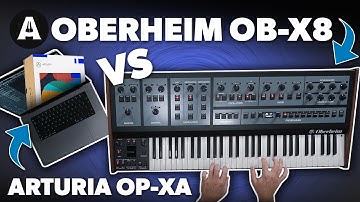 Oberheim OB-X8 versus Arturia OP-Xa-software! | Blinddoektest!
