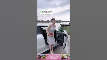 How Elegant Women Enter & Exit a Car 🚘✨ | Graceful Etiquette